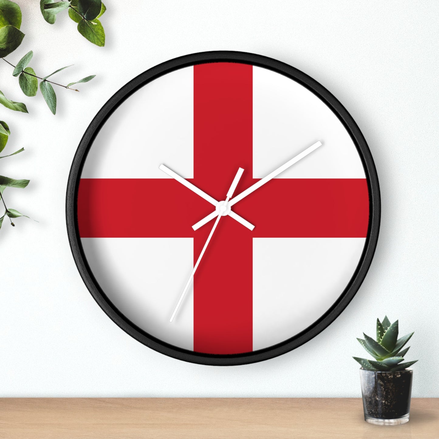English Flag Wall Clock - Stylish Home Decor for British Enthusiasts