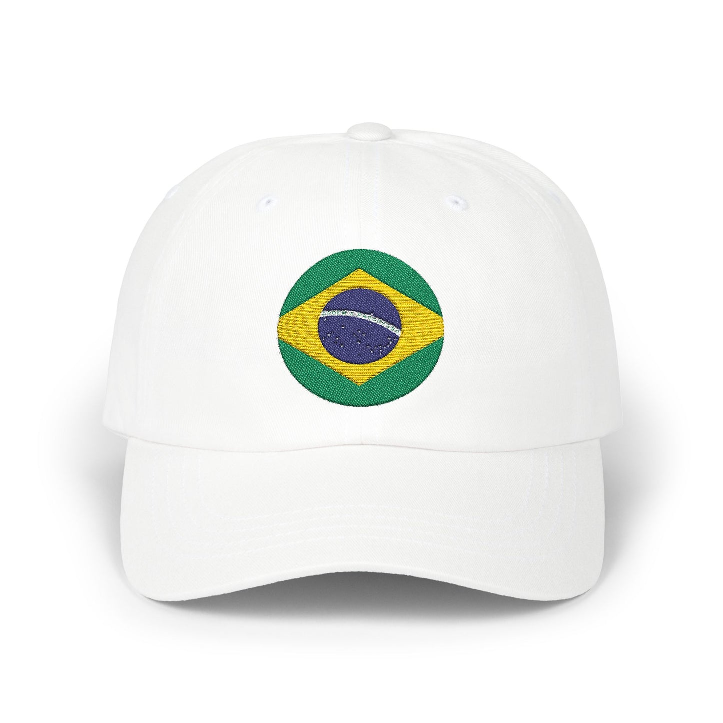 Embroidered Brazil Flag Classic Dad Cap - Casual Summer Hat