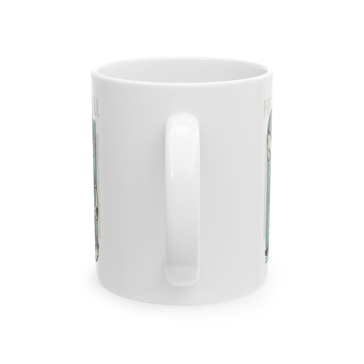 Football Funny Ceramic Coffee Mug 11oz Perfect Gift for Friends & Family