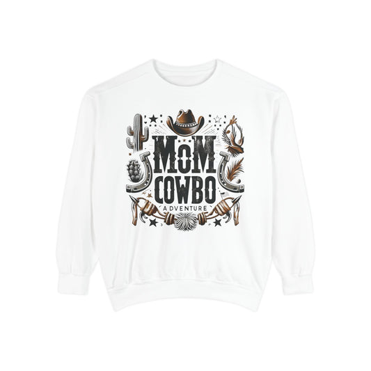 Mom Cowboy Women's Sweatshirt – Perfect for Moms Who Love the West