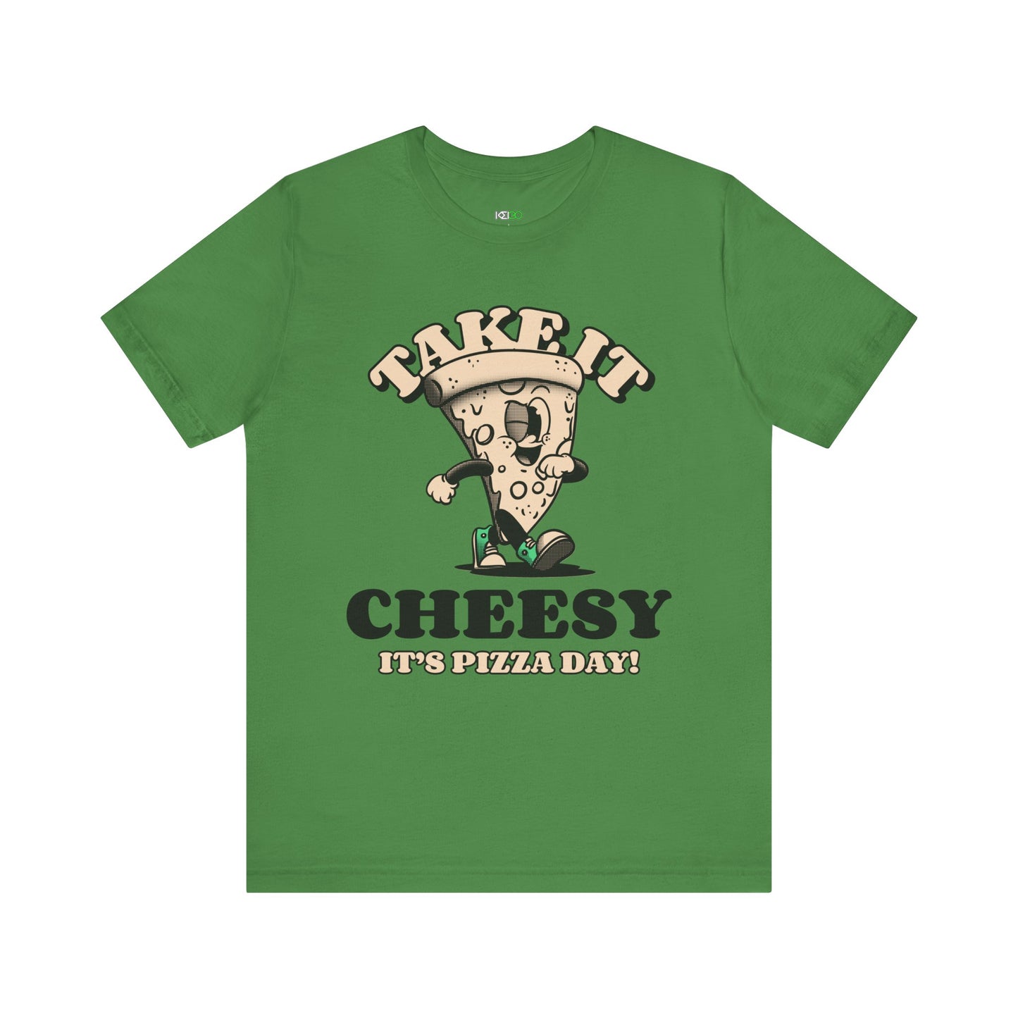 Cheesy Pizza Day Men's Tee - Fun Short Sleeve T-Shirt with Graphics