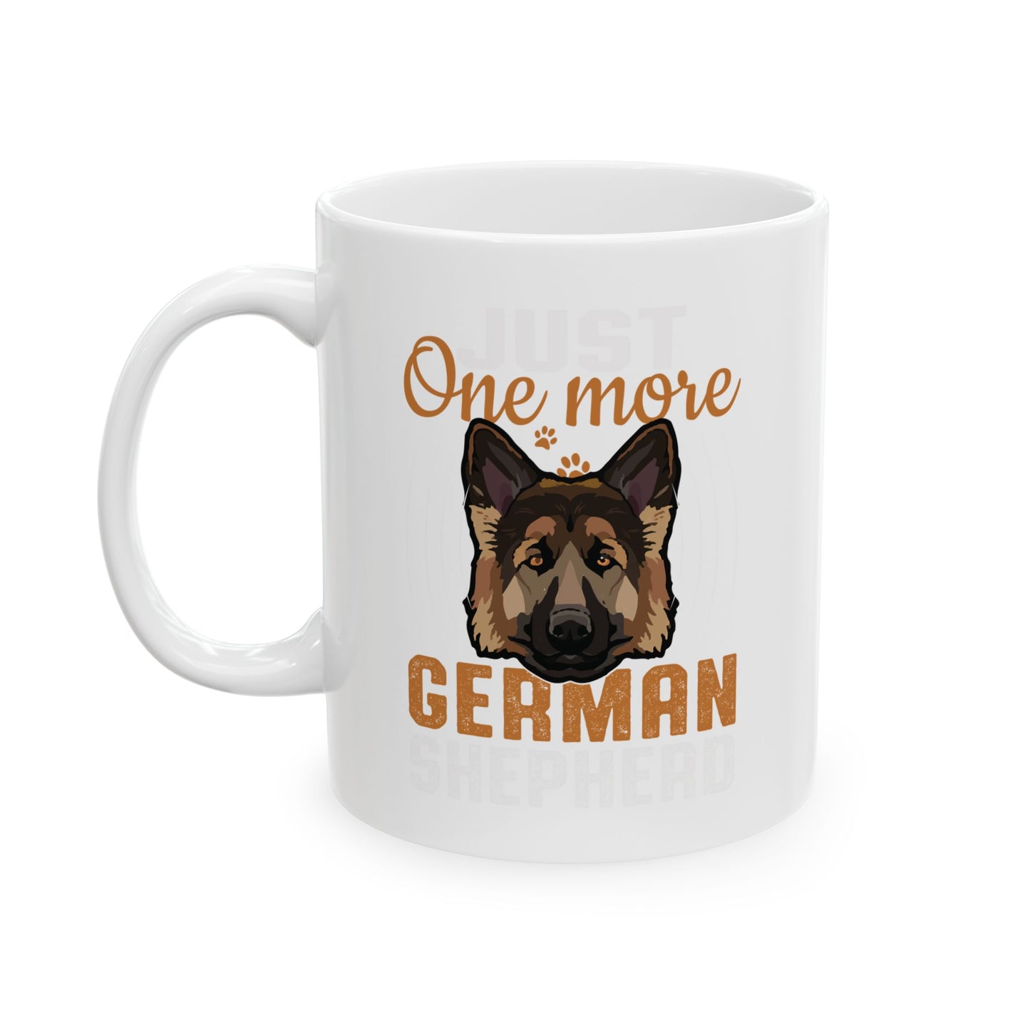 Personalized Dog Lover's German Shepherd Ceramic Mug Perfect for Pet Owners 11oz