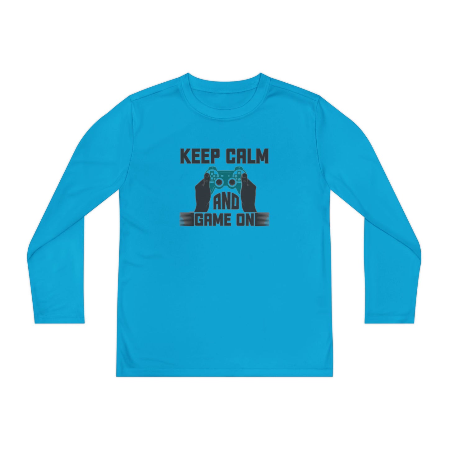 Kids Fun Gaming Long Sleeve Keep Calm and Game On