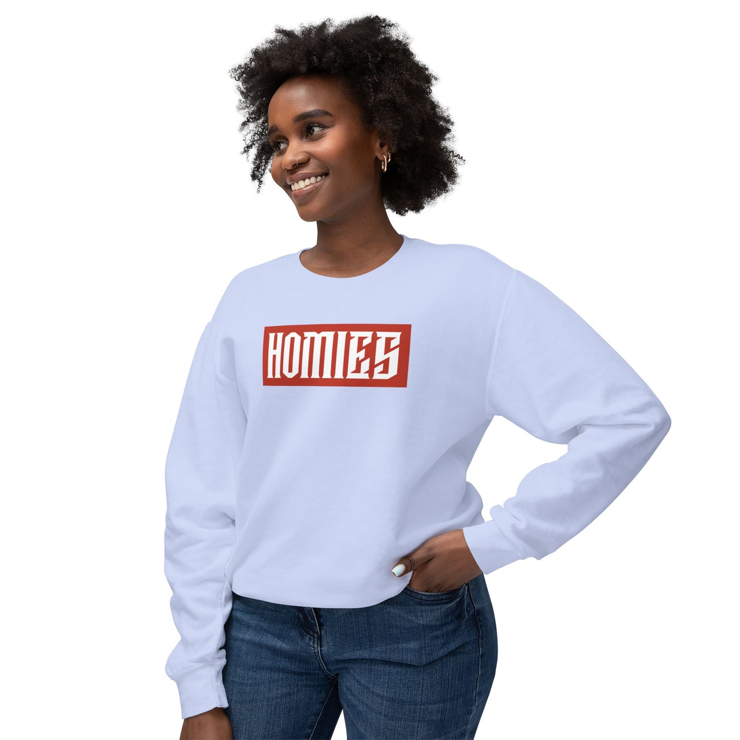 Homies Crewneck Sweatshirt Celebrate Friendship with Style