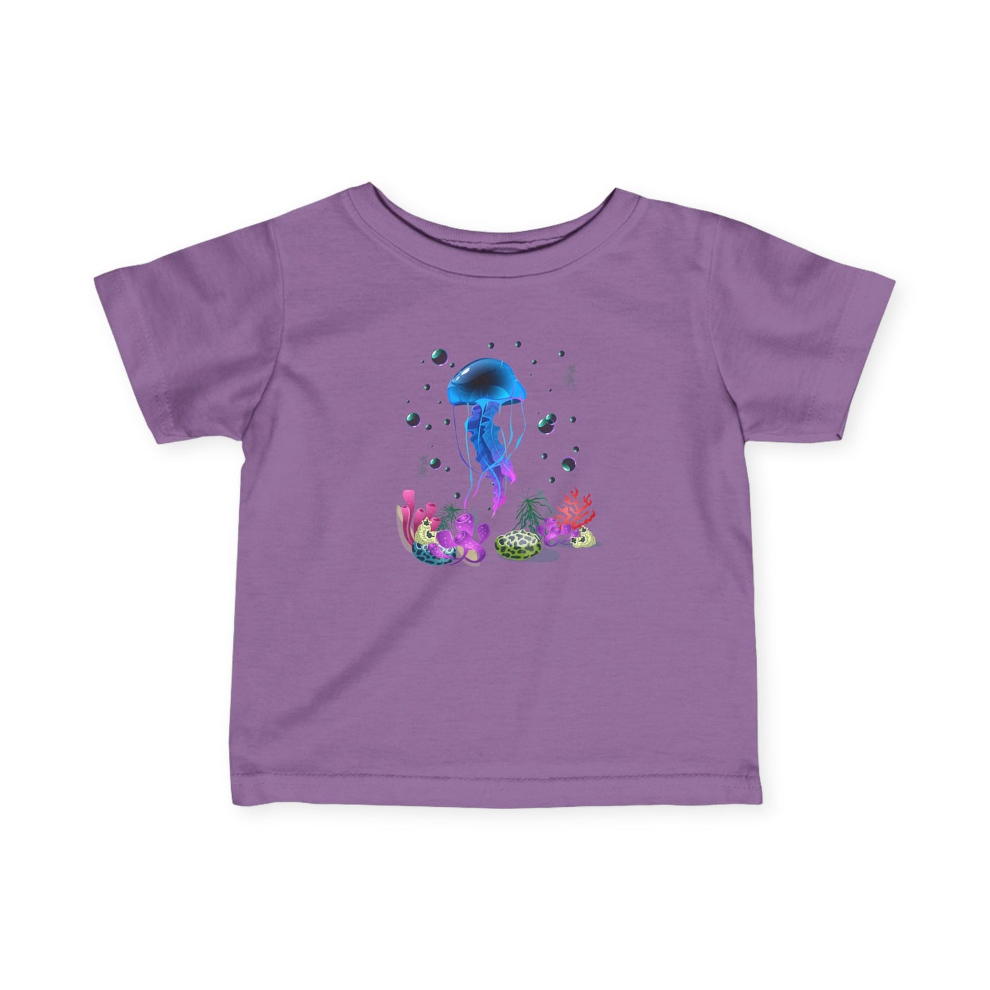 Infant Tee Whimsical Jellyfish Cute Sea Life Design for Babies