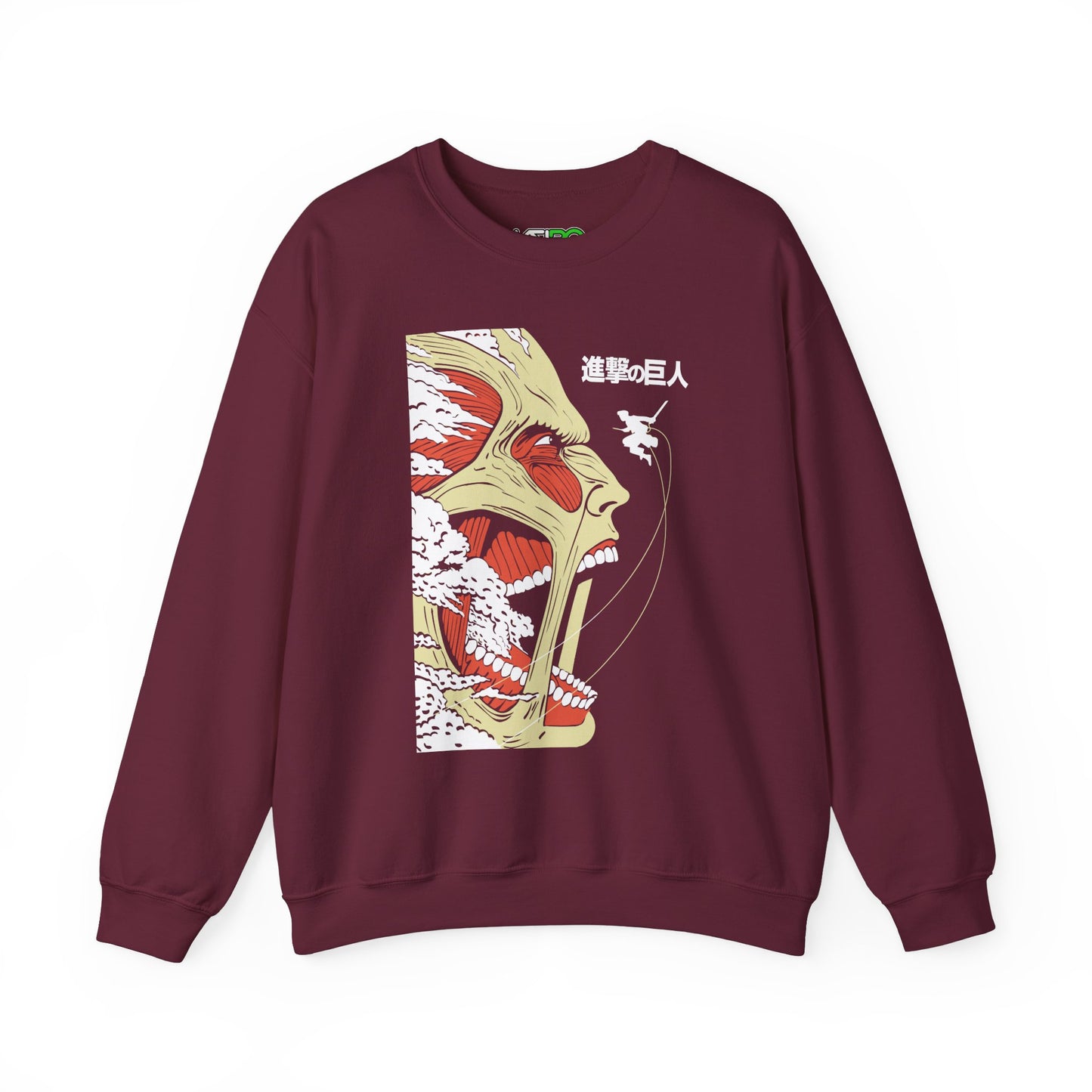 Unisex Heavy Sweatshirt Artistic Unique Face Design