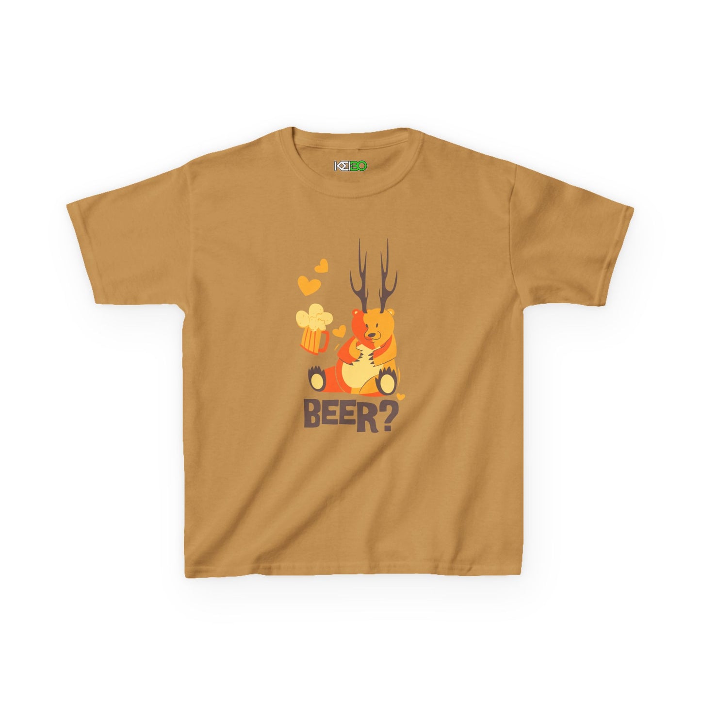 T-Shirt for Youths Girl Funny Bear Tee