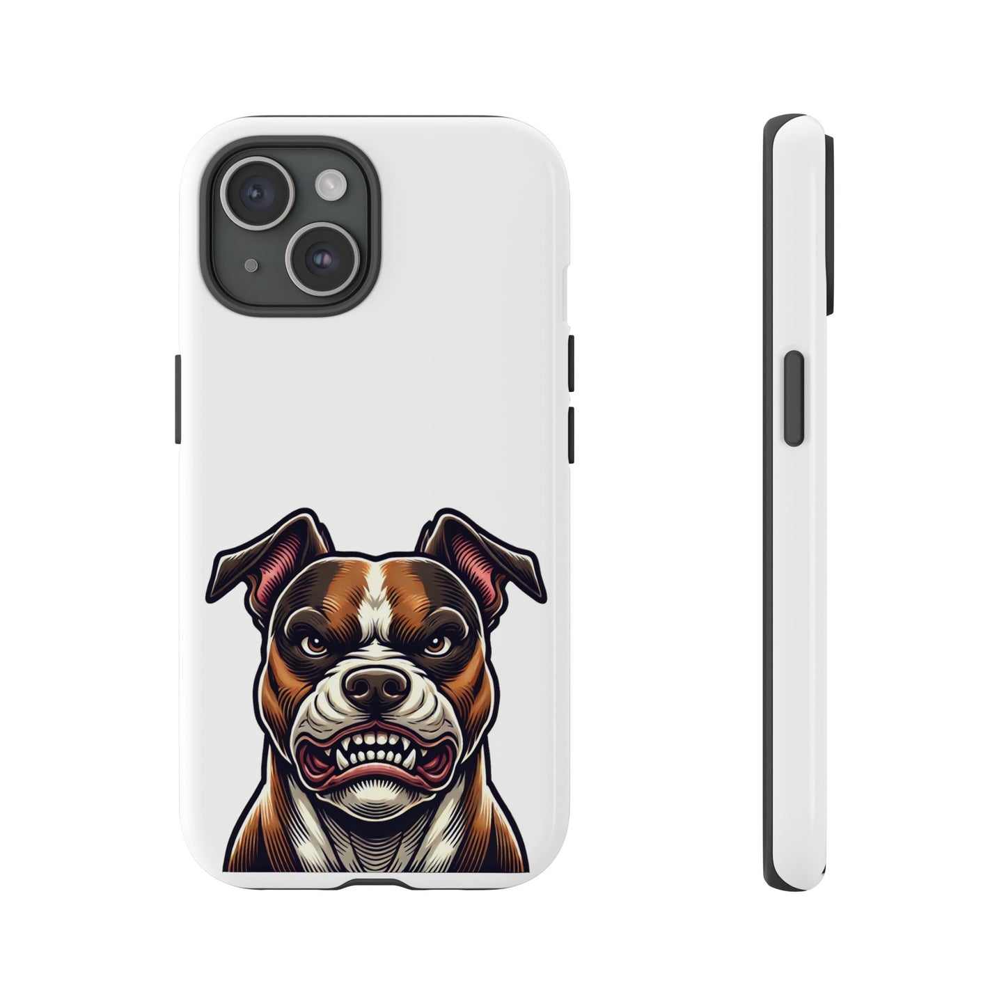 Tough Cases: Pit Bull Design Phone Case for Animal Lovers
