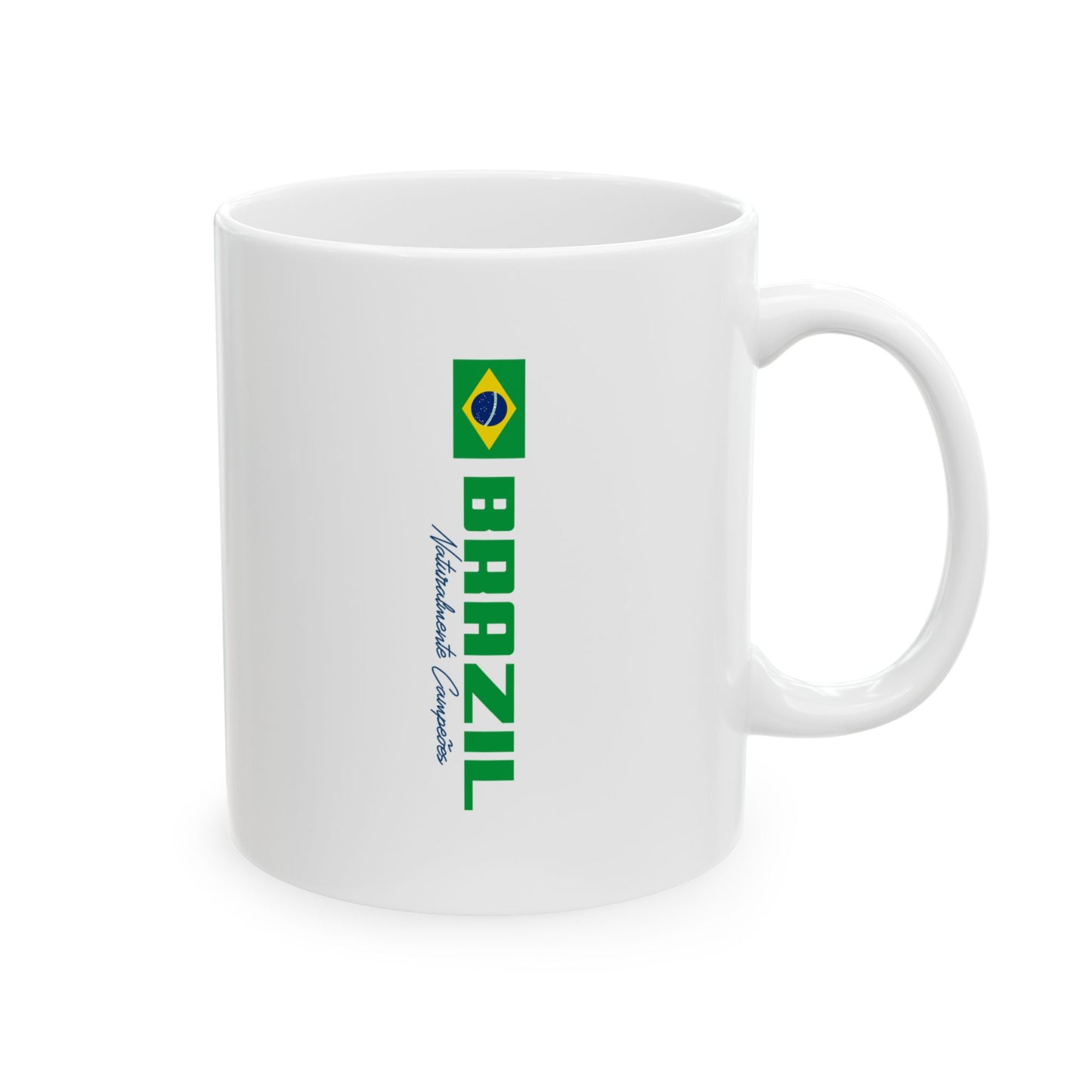 Brazil Soccer Fans Ceramic Coffee Mug 11oz