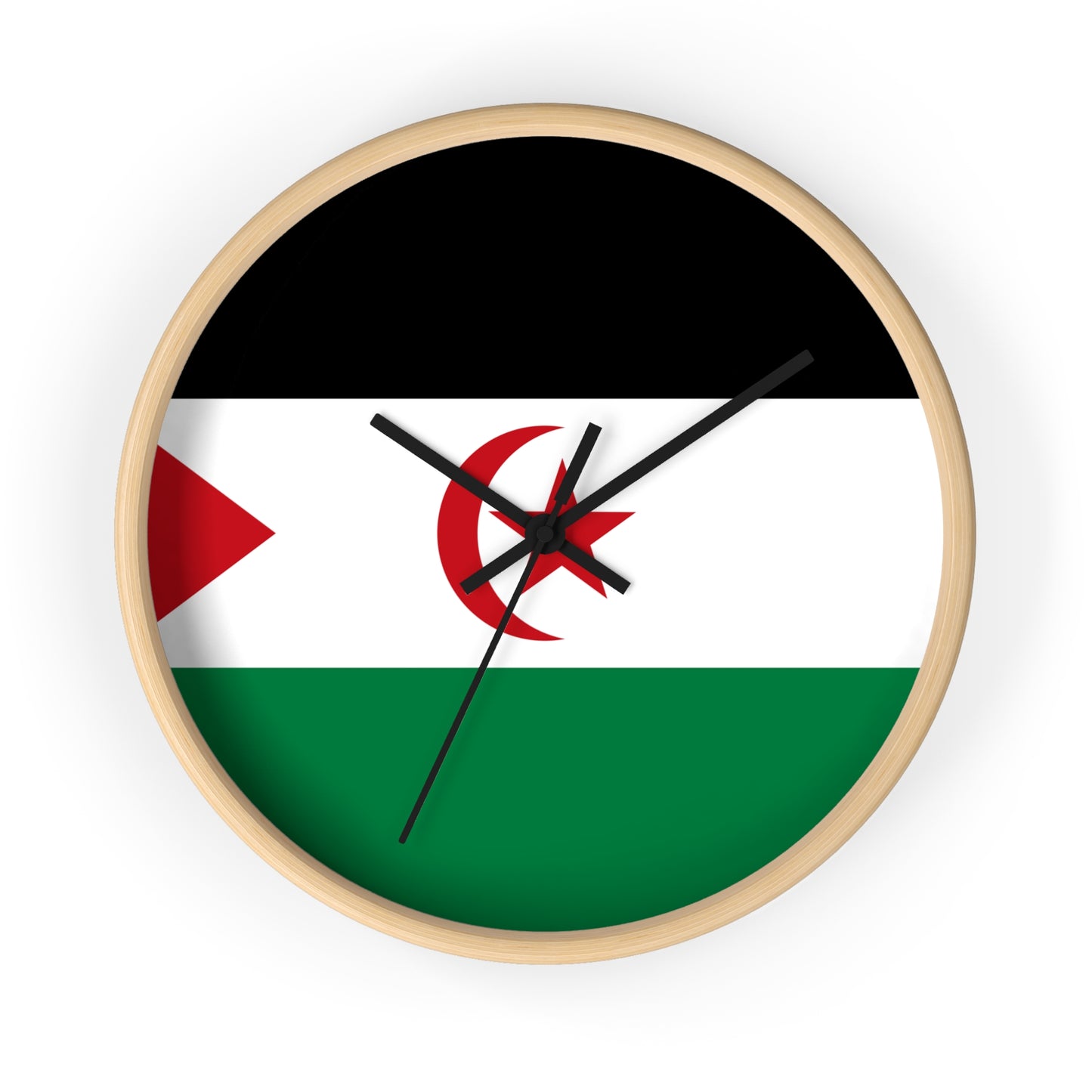 Sahrawi Arab Democratic Republic Flag Wall Clock
