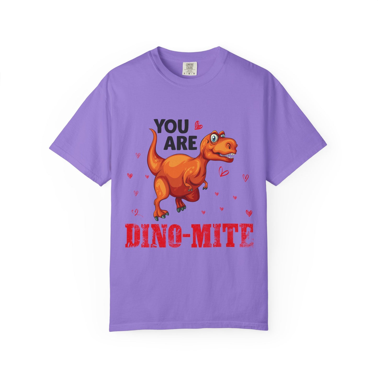 Dino-Mite T-Shirt - Valentine's Day and Dinosaur Lovers Gift