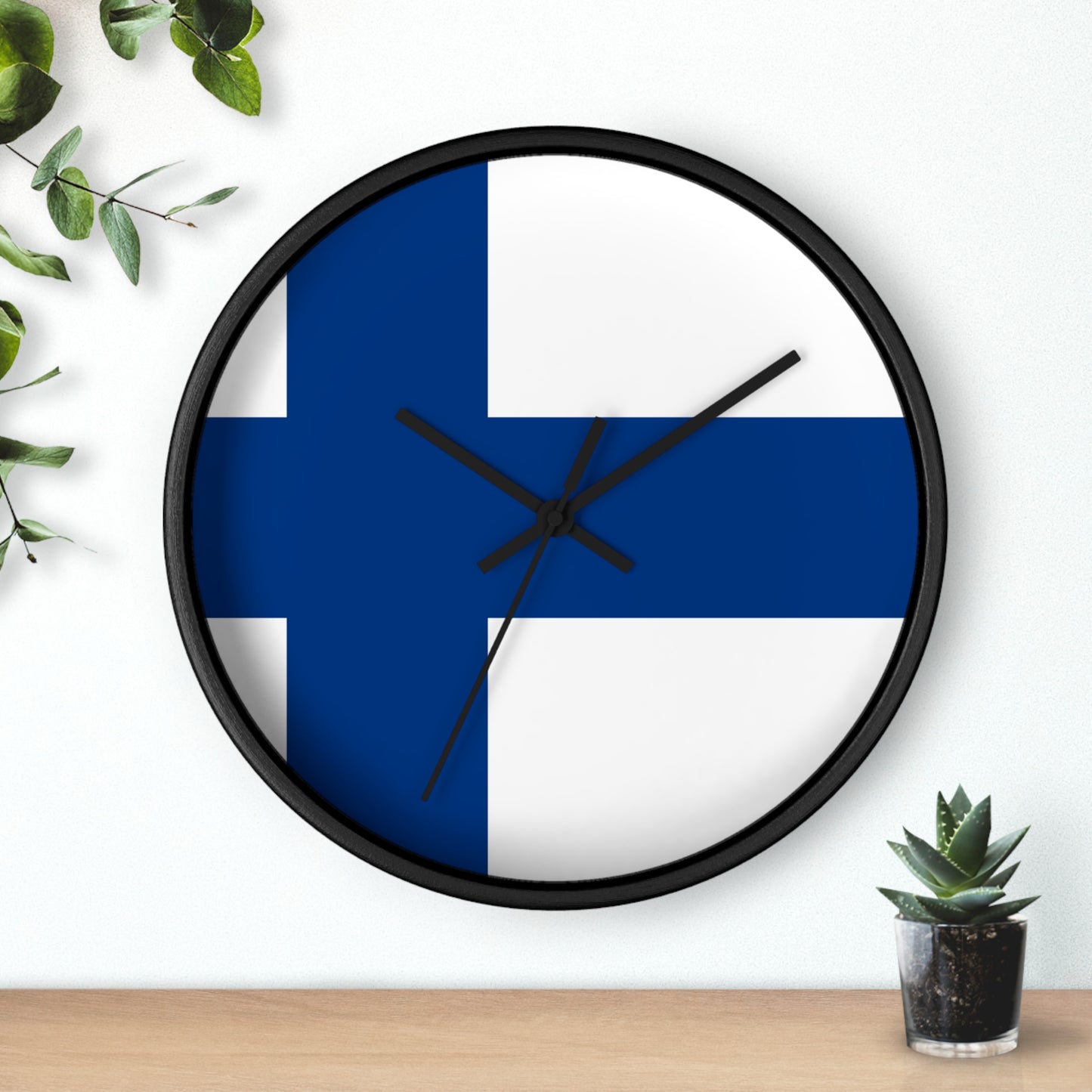 Finnish Flag Wall Clock - Perfect for Home Decor & Gifts