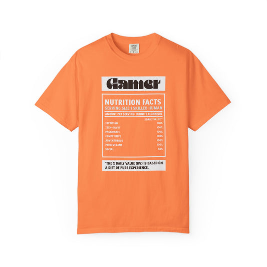 Gamer Nutrition Facts Unisex T-Shirt