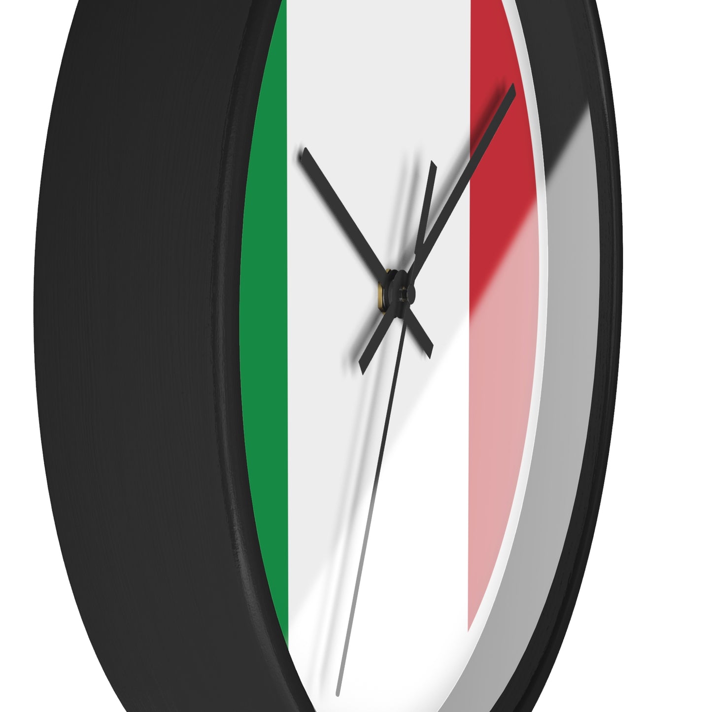 Italian Flag Wall Clock - Stylish Home Decor for Italy Lovers