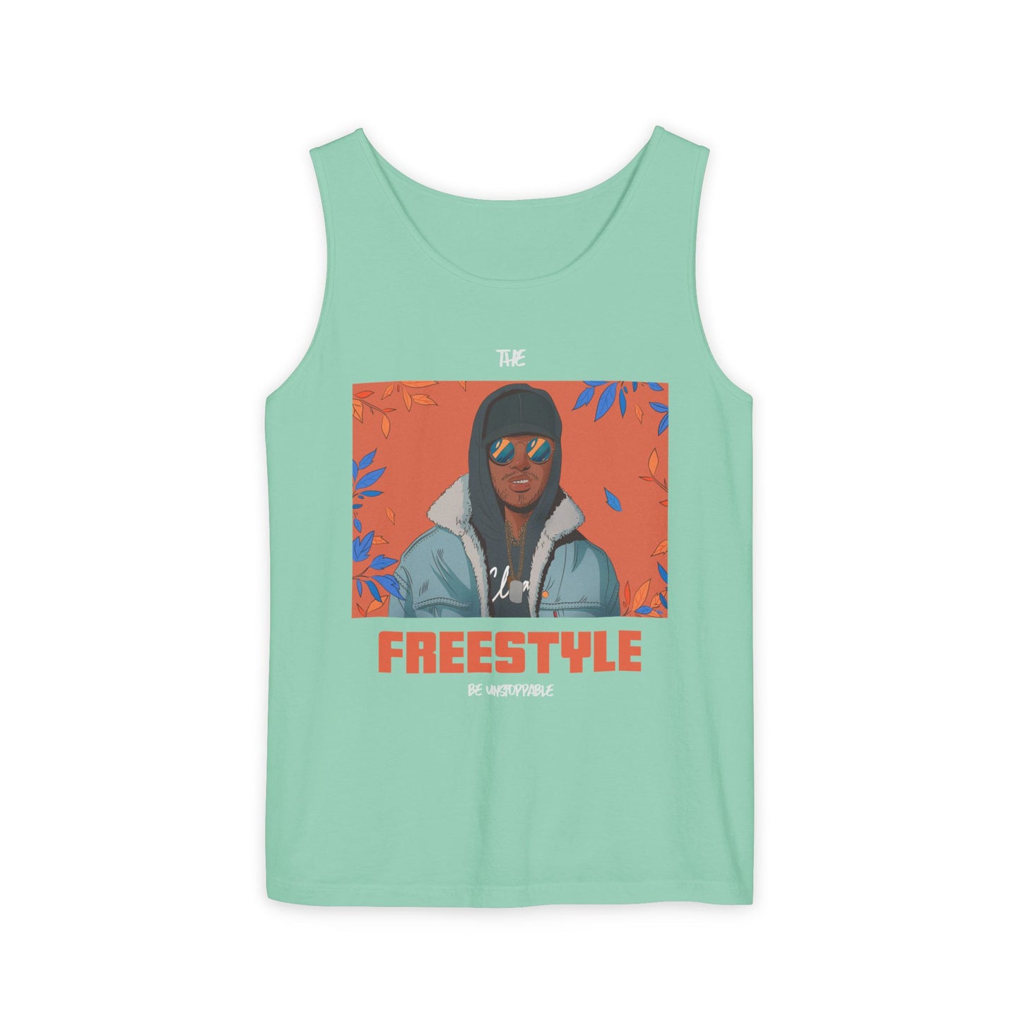 Men's Freestyle Graphic Tank Top Summer Vibes Casual Wear