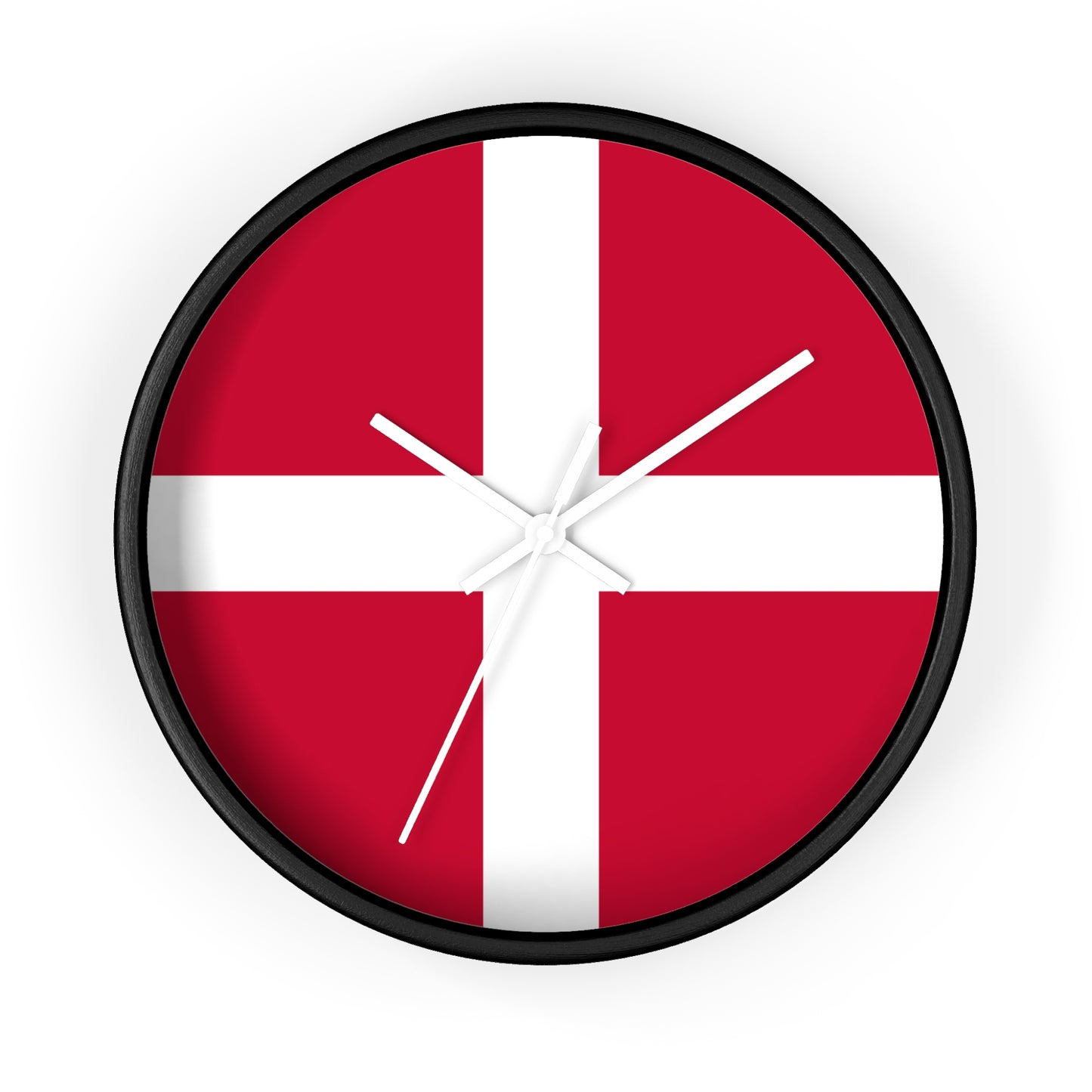 Danish Flag Wall Clock - Timeless Home Decor