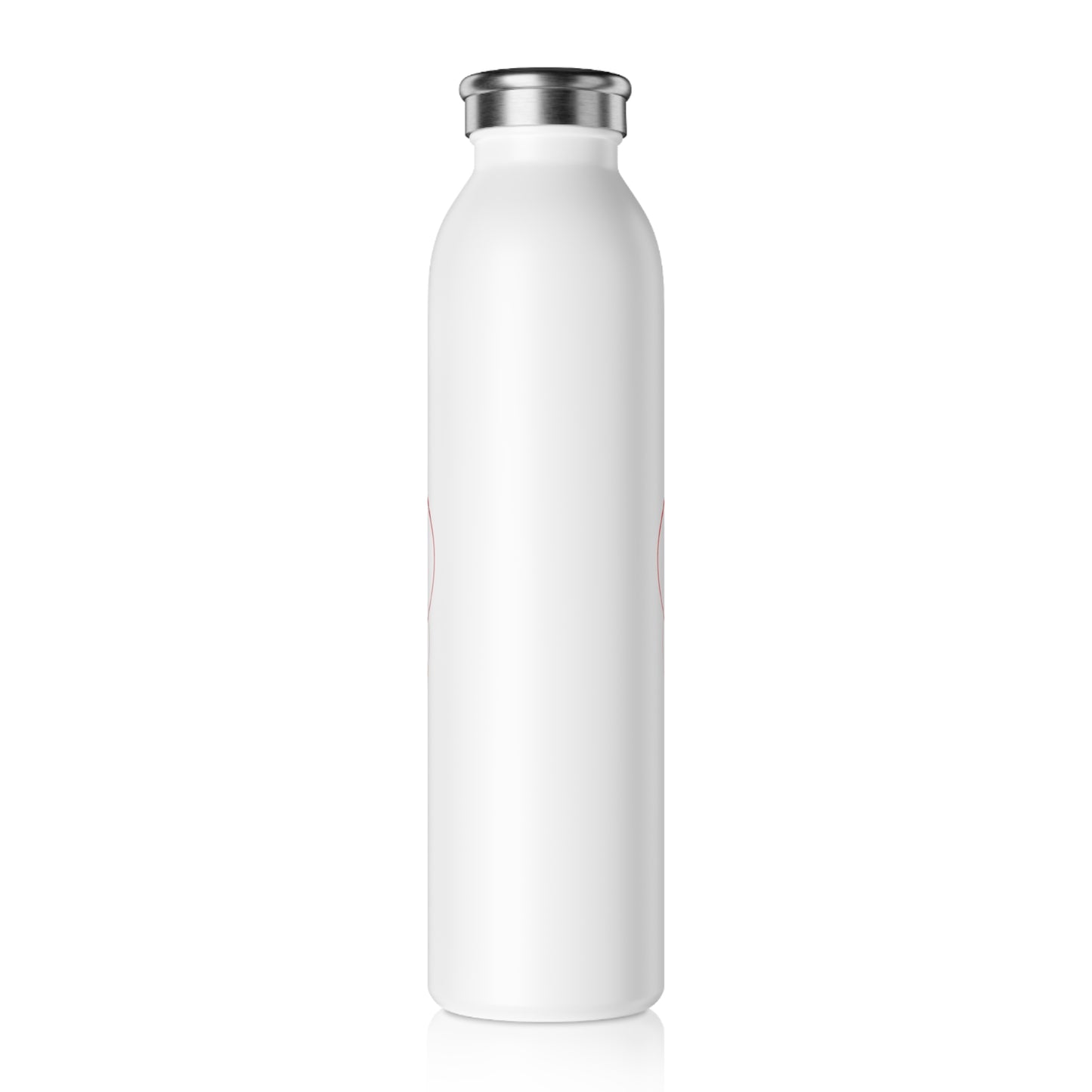 Valentine's Day Slim Water Bottle - Love Is Everything Design