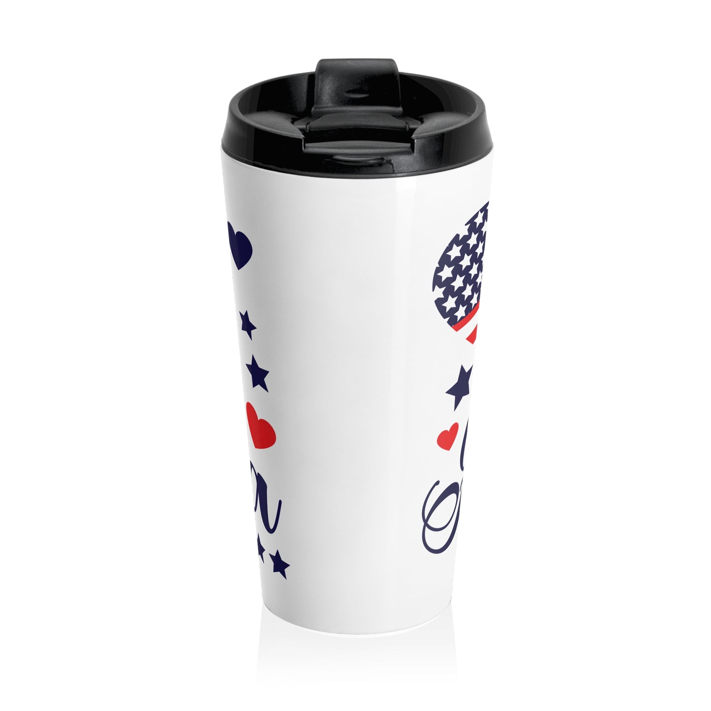 Patriotic Stainless Steel Travel Mug