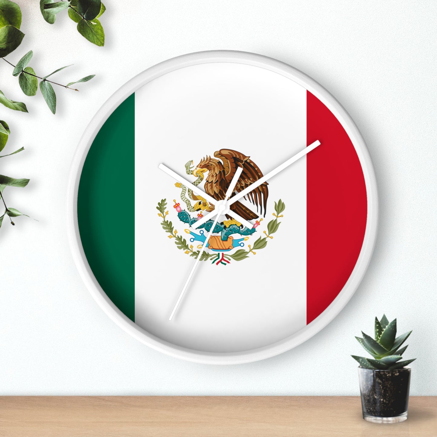 Mexican Flag Wall Clock - Celebrate Heritage and Time