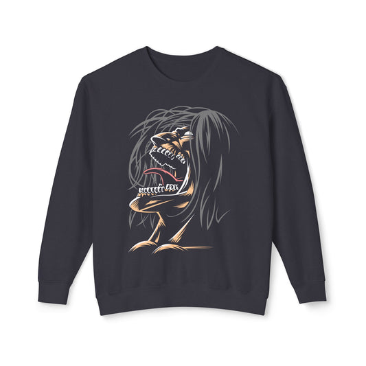 Unisex Artistic Hair Design Sweatshirt