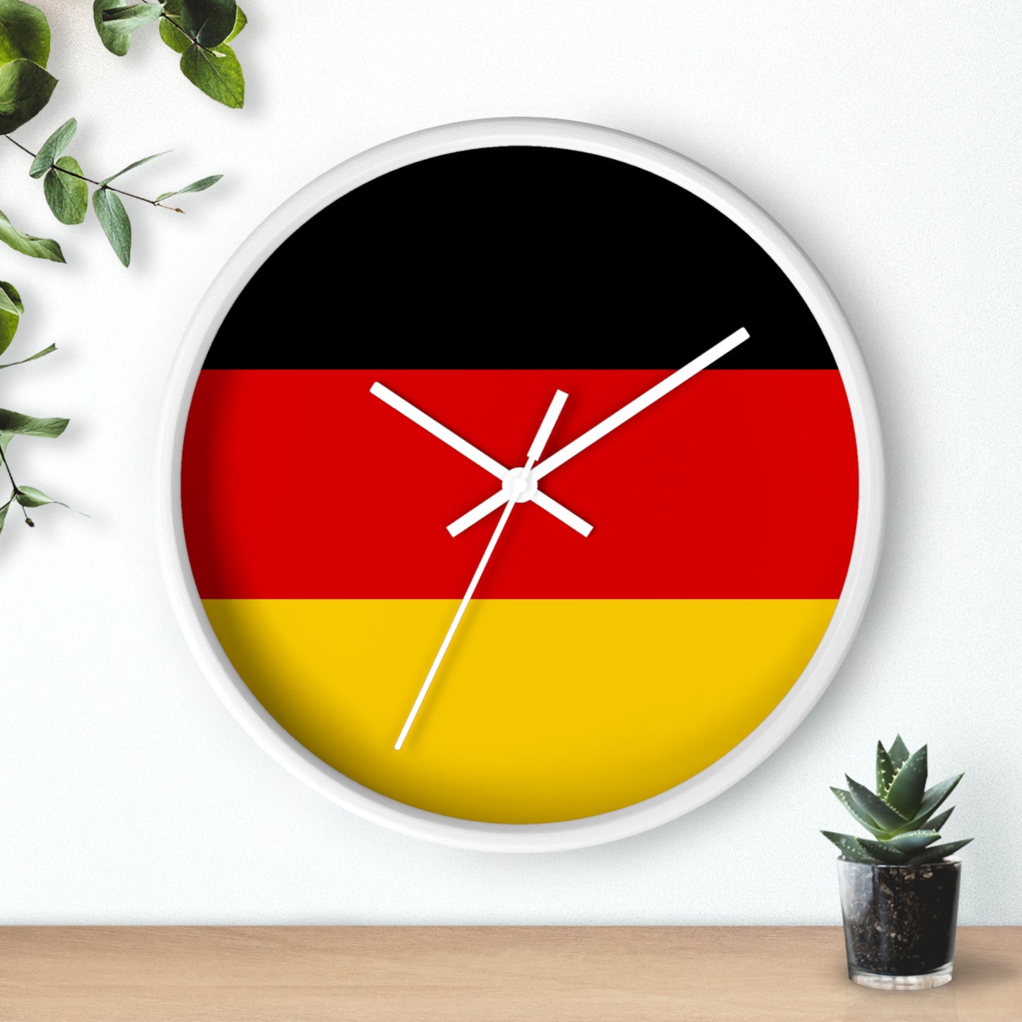 German Flag Wall Clock - Unique Timepiece for Home Decor