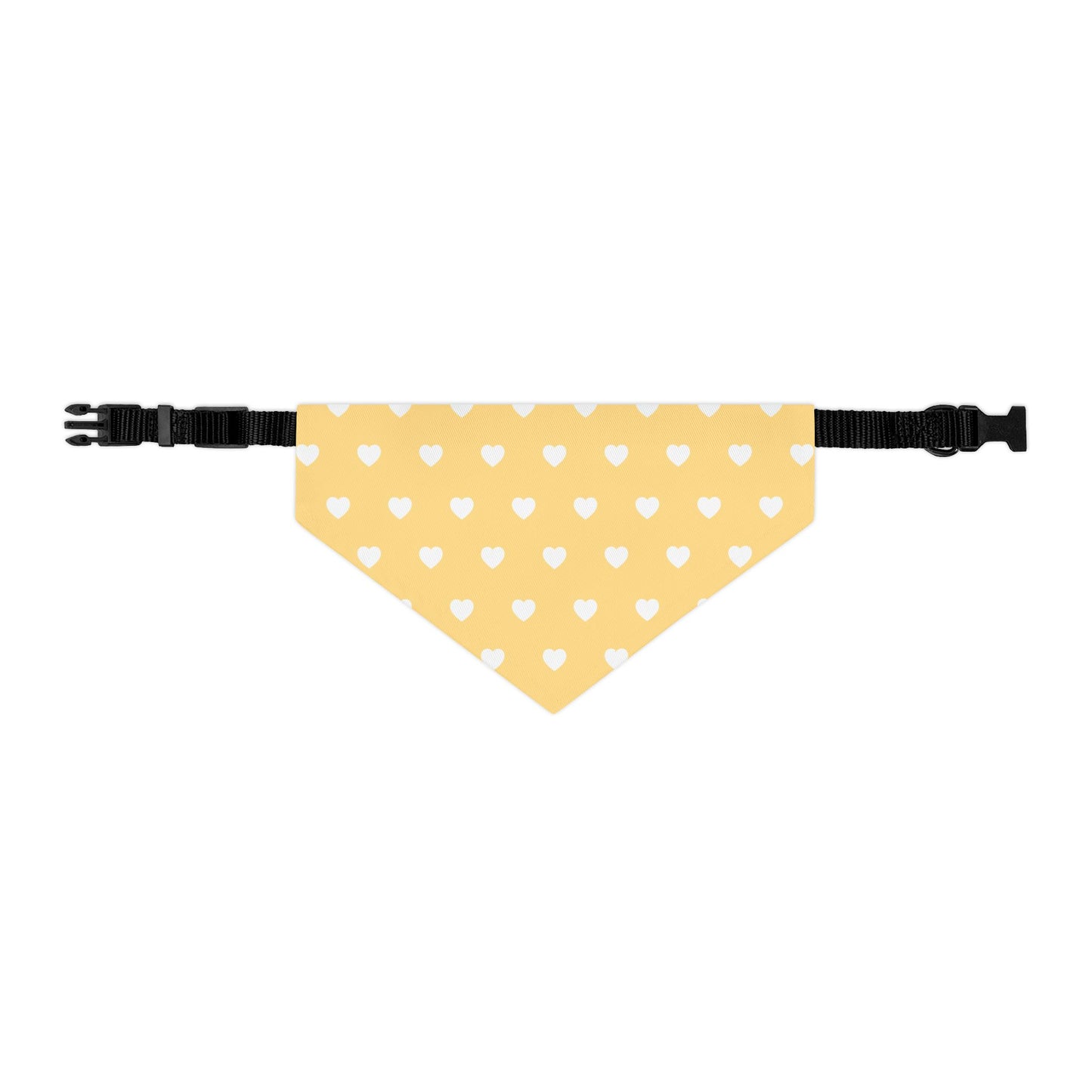 Love Heart Pattern Pet Bandana Collar for Dogs