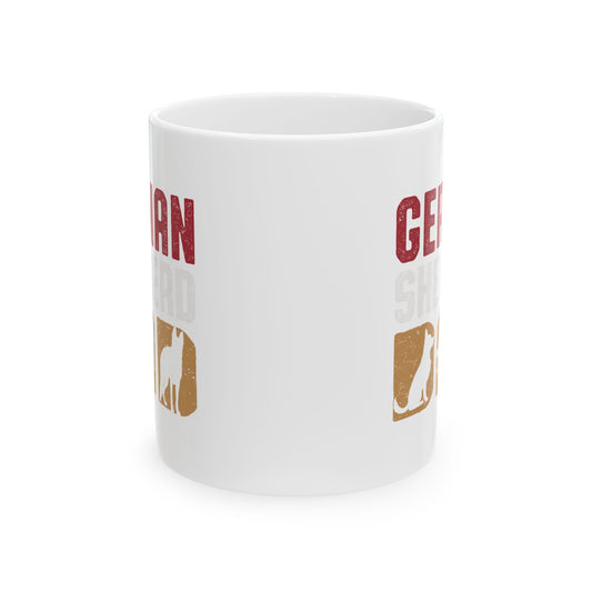 Personalized Dog Lover's German Shepherd Ceramic Mug Perfect for Pet Owners 11oz