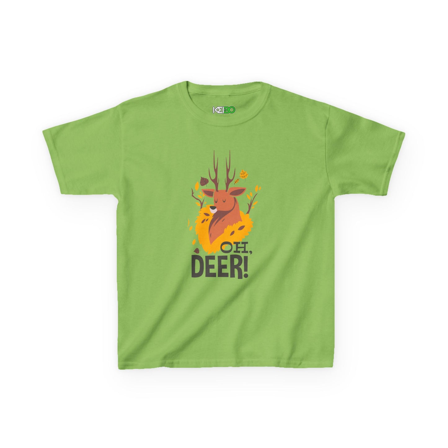 Kids Graphic T-shirt for Girls 'Oh, Deer!' - Fun Animal Lovers