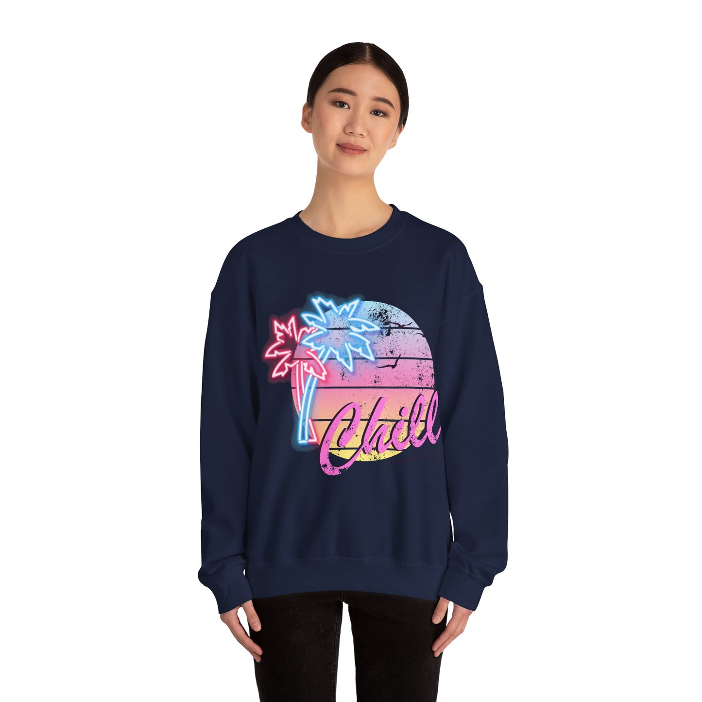 Chill Summer Vibes Unisex Crewneck Sweatshirt