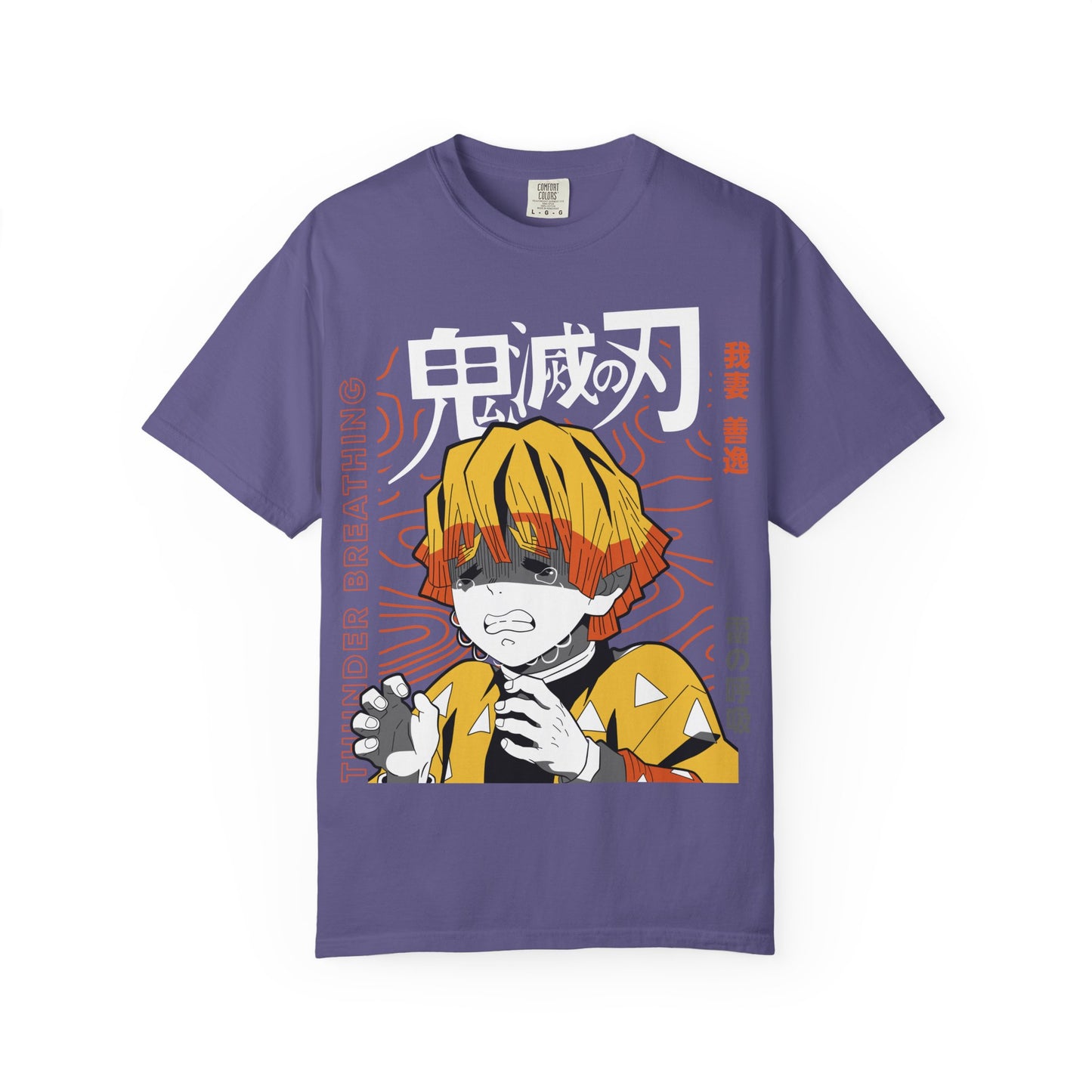 Unisex Anime Demon Slayer Inspired T-Shirt Thunder Breathing