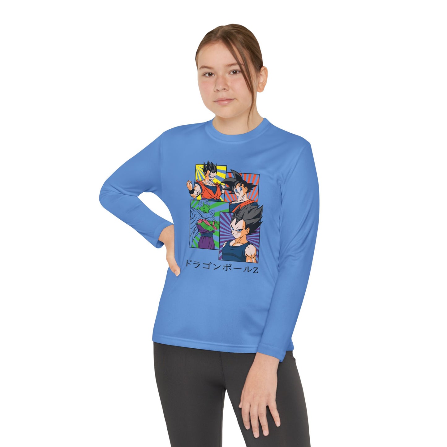 Youth Long Sleeve Anime Tee – Dragon Ball Z Shirt for Kids