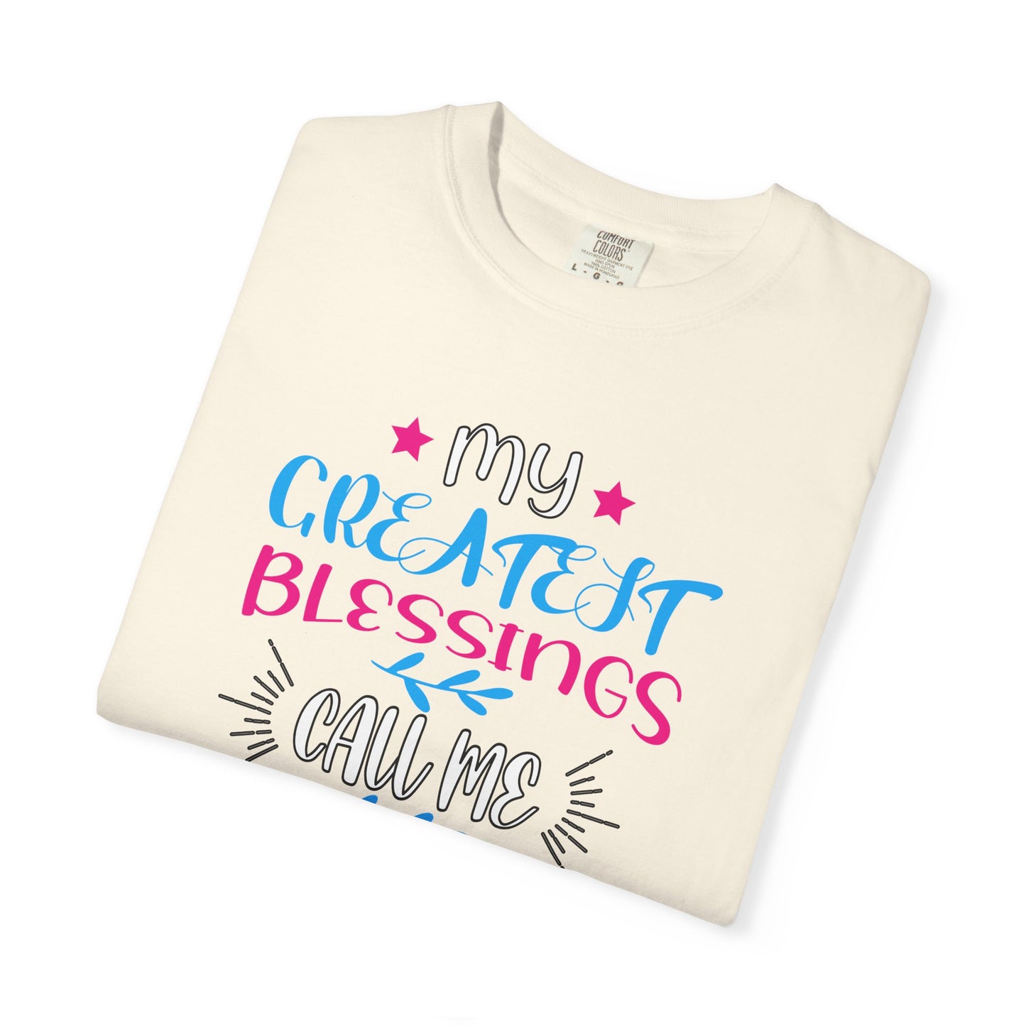 Men's Fatherhood Personalized Blessings T-Shirt