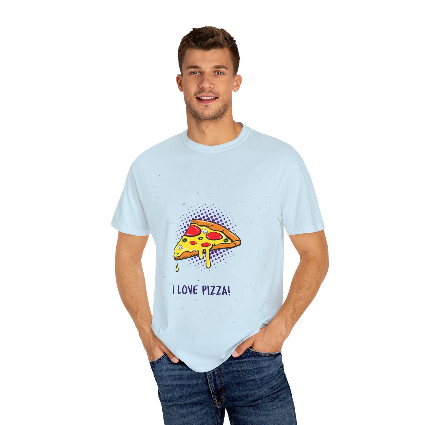 Funny Pizza Lover Unisex T-Shirt - I Love Pizza!