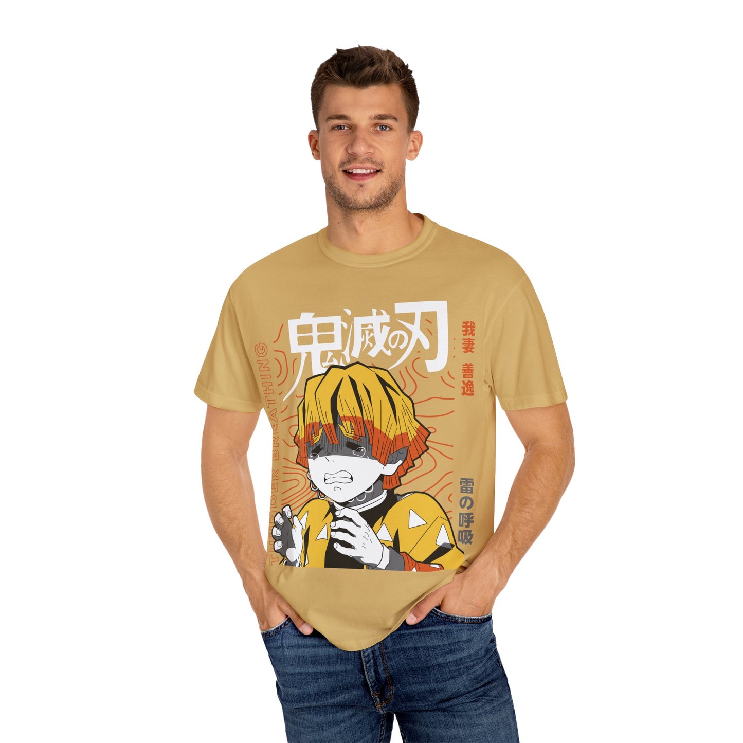 Unisex Anime Demon Slayer Inspired T-Shirt Thunder Breathing
