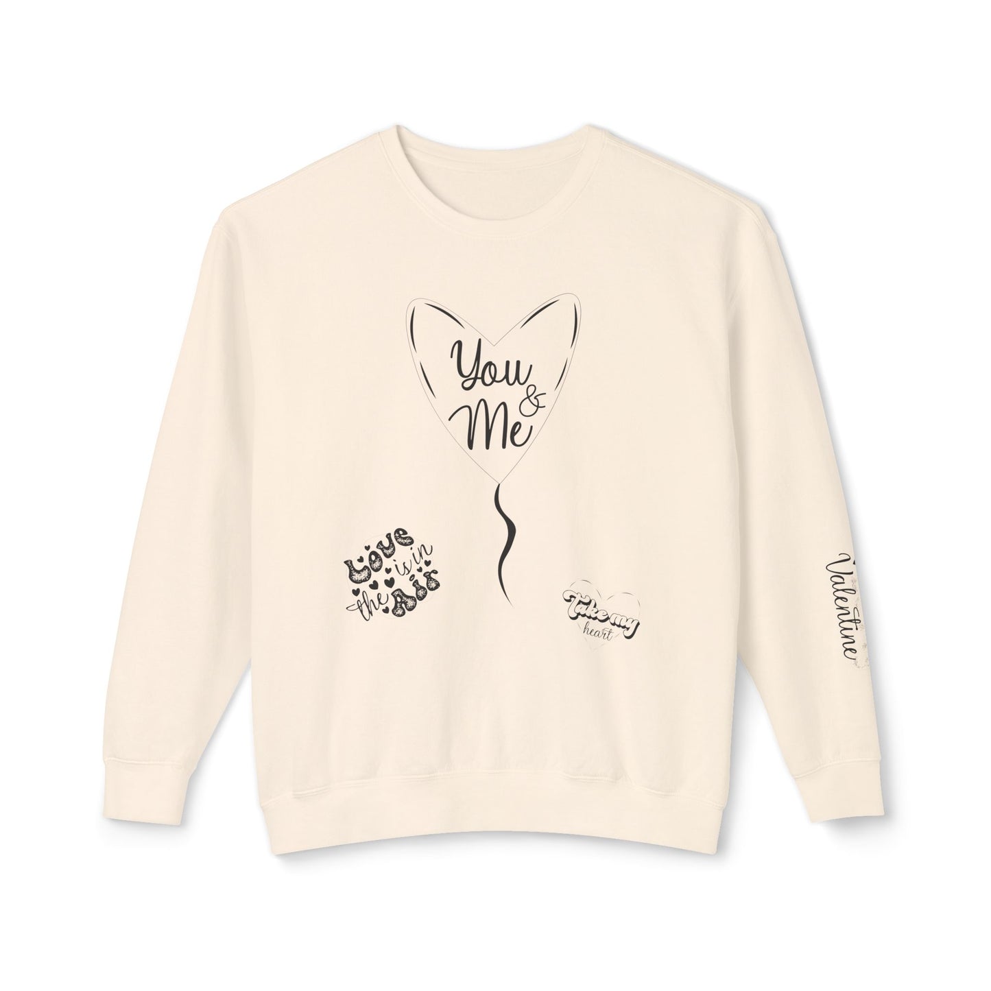 Women Sweatshirt You And Me - Perfect for Valentine's Day Outfit