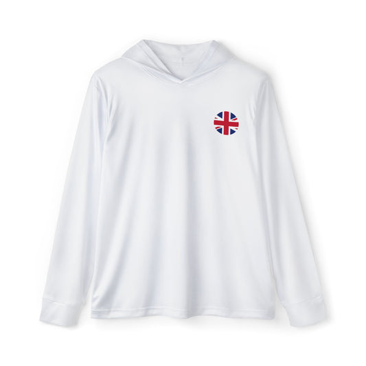Men's Sports Warmup Hoodie with British Crest - Active Wear for Athletes