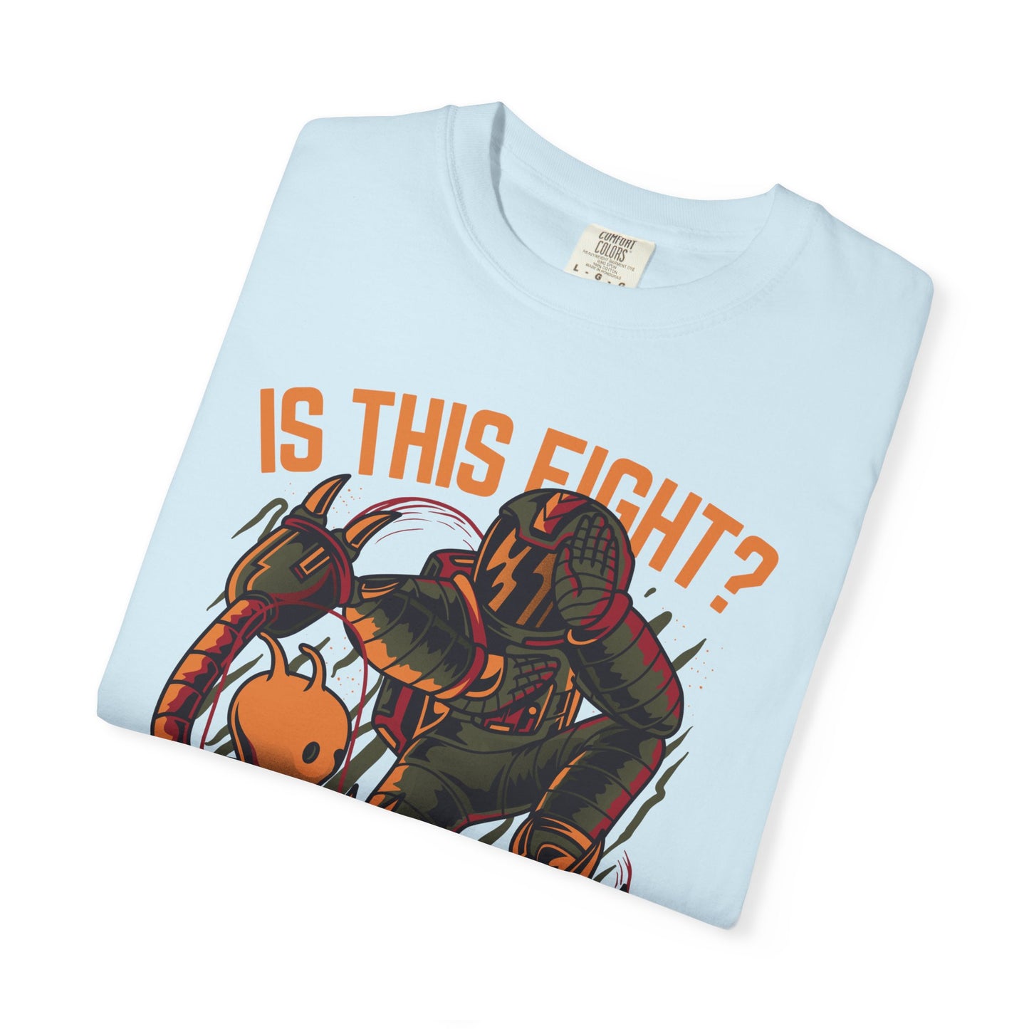 Men T-Shirt "Is This Fight?" Vibrant Design