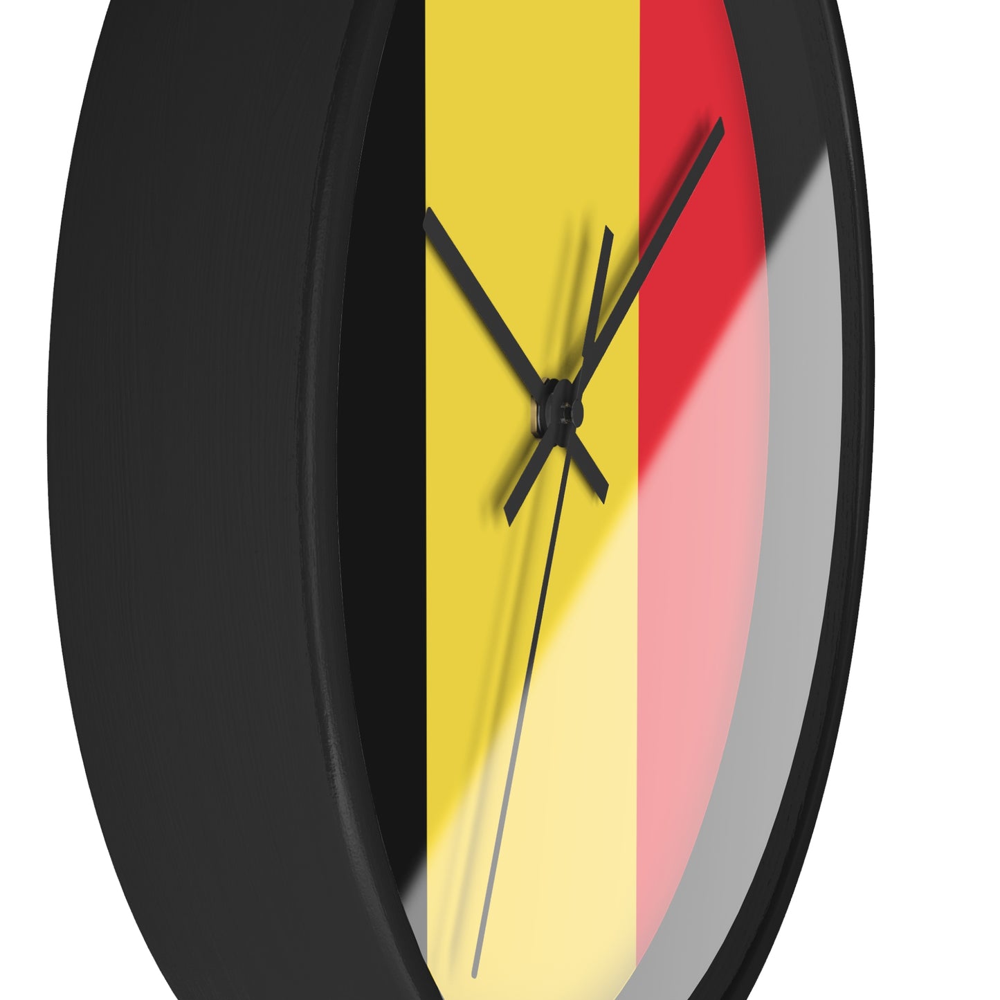 Belgian Flag Wall Clock - Timeless Home Decor for Belgium Lovers