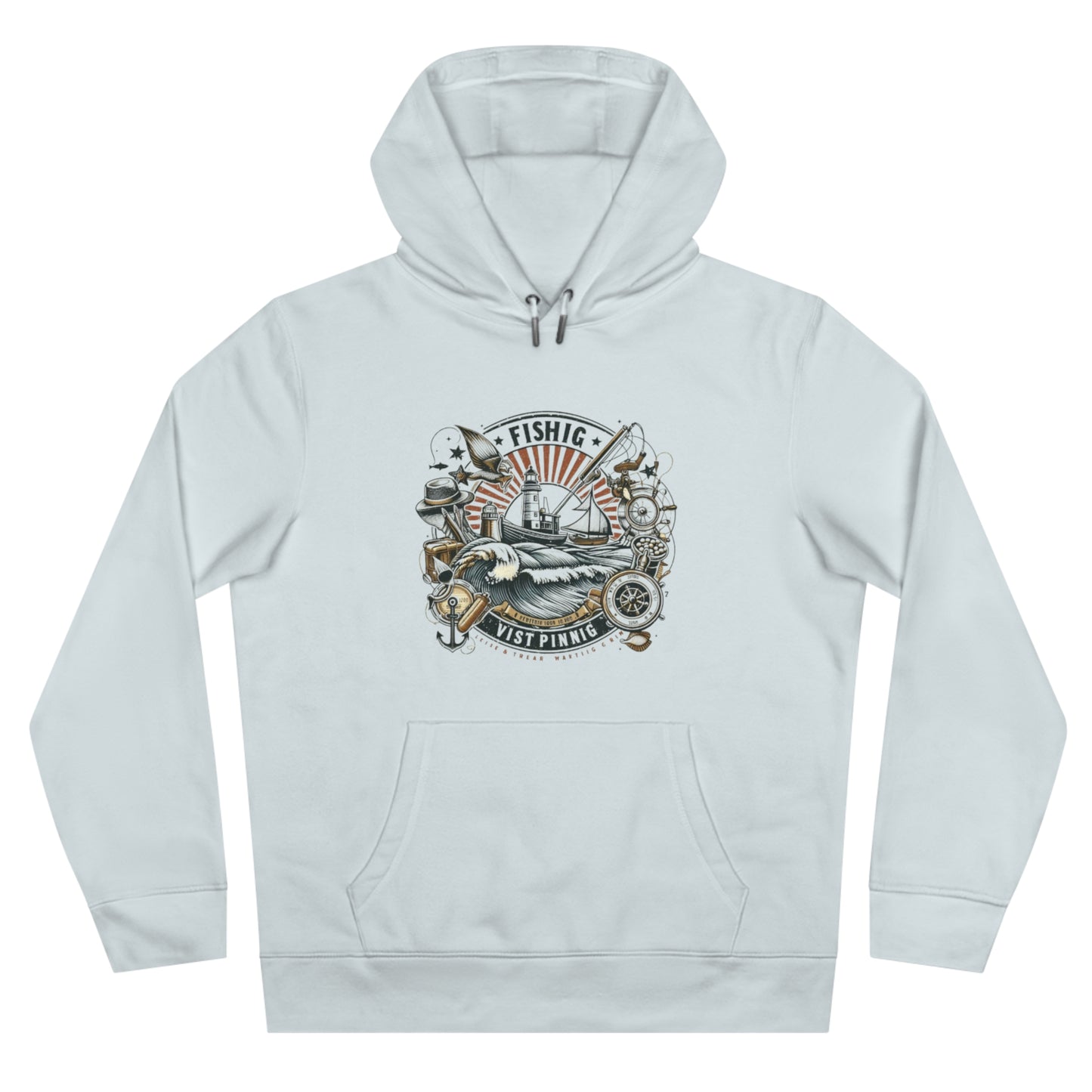 Fishing Hooded Sweatshirt - Nautical Adventure and Fishing