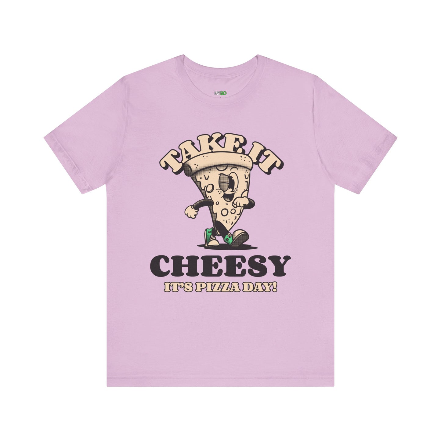 Cheesy Pizza Day Men's Tee - Fun Short Sleeve T-Shirt with Graphics