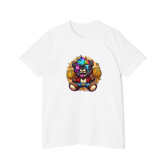 Colorful Crypto Men's T-Shirt – USA-Made Graphic Tee for Crypto Fans