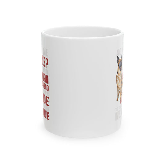 Personalized Dog Lover's German Shepherd Ceramic Mug Perfect for Pet Owners 11oz