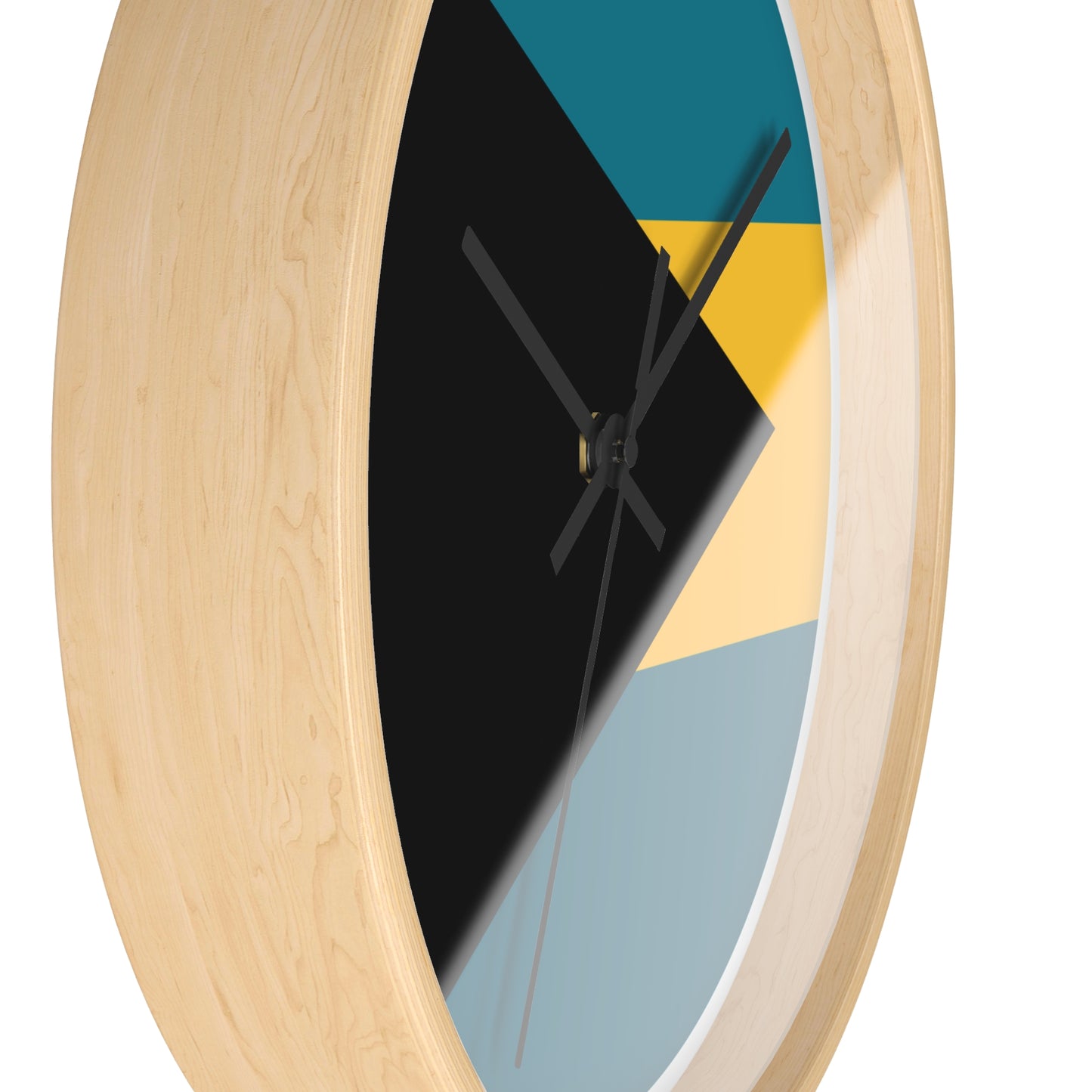 Bahamas Flag Wall Clock - Modern Home Decor for Beach Lovers