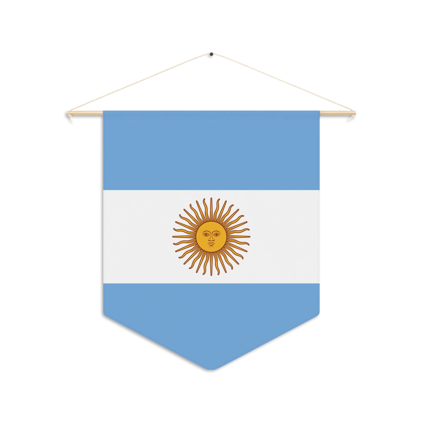 Argentina Sun Flag Pennant - Decorative Wall Hanging
