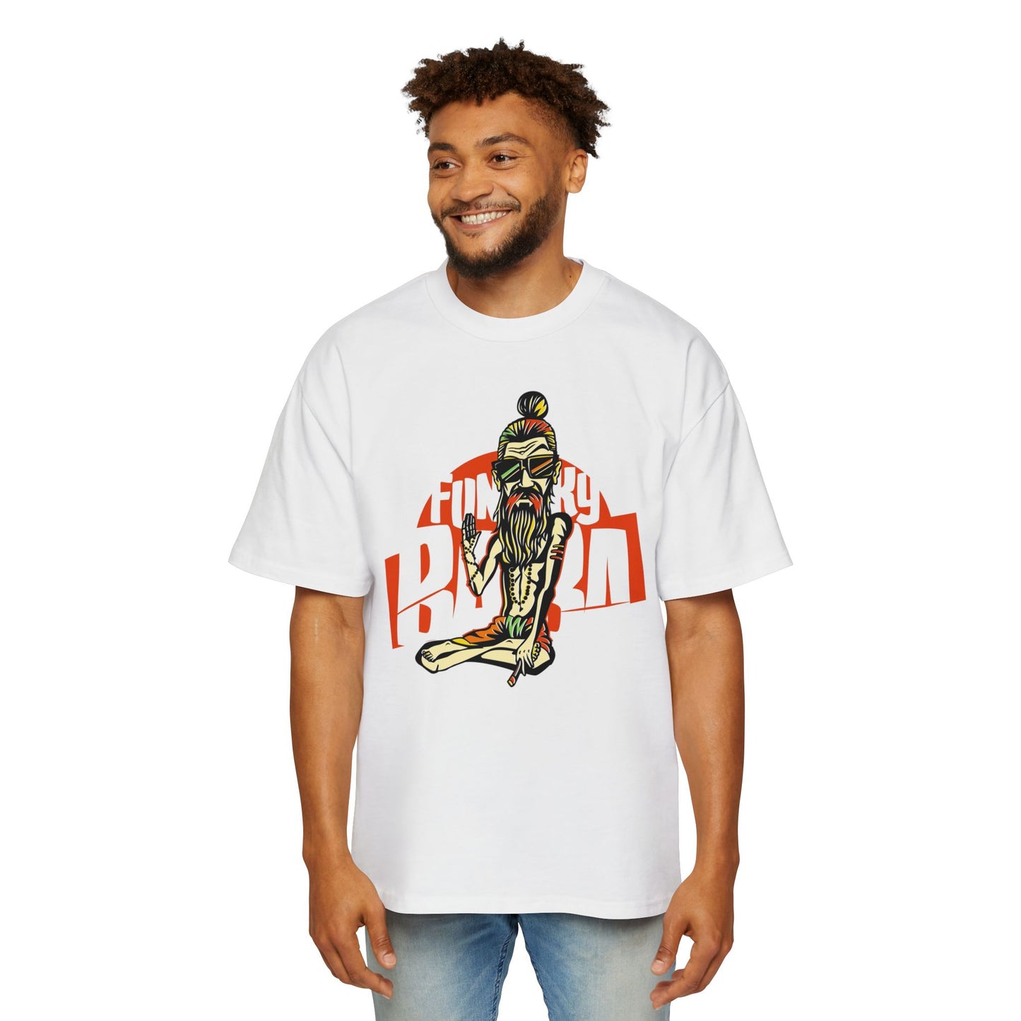 Men's Oversized Tee - Fun Graphic Tees for Casual Outings