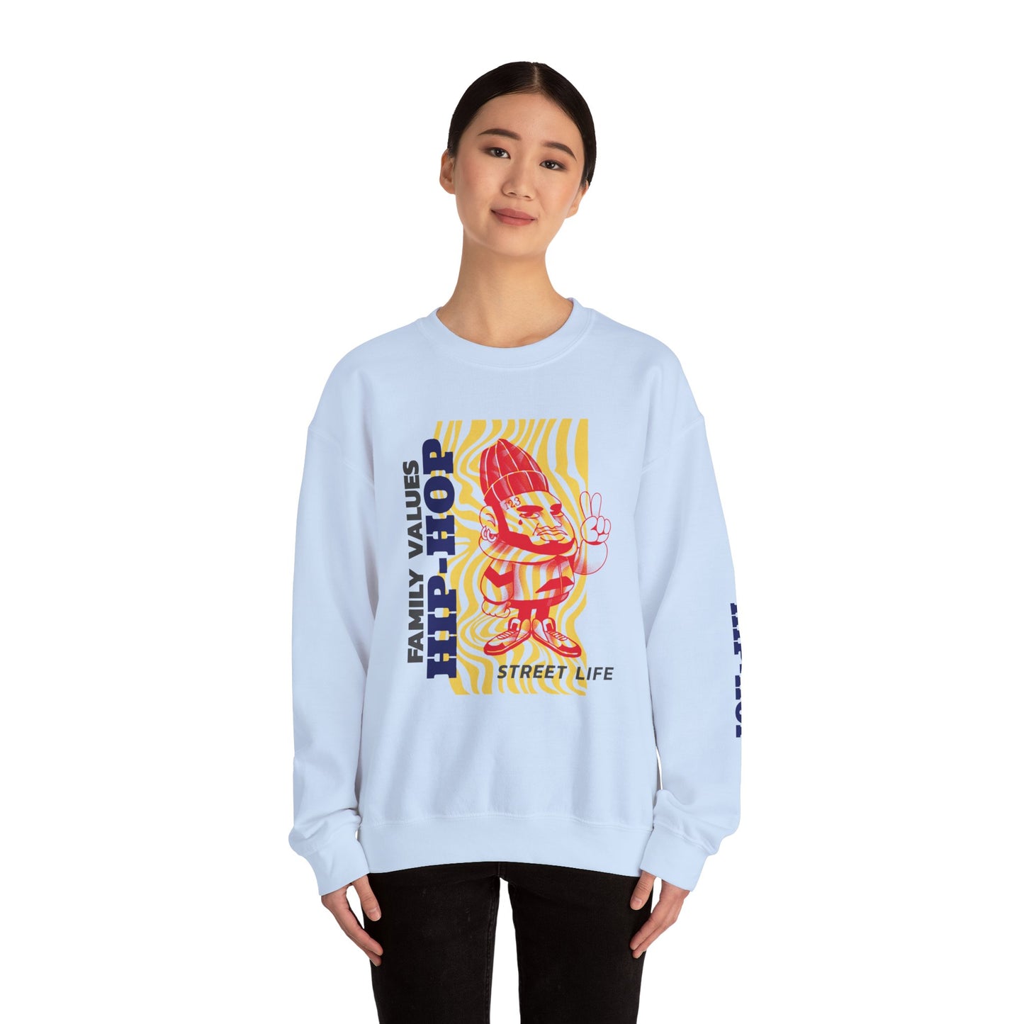 Men's Hip-Hop Crewneck Sweatshirt