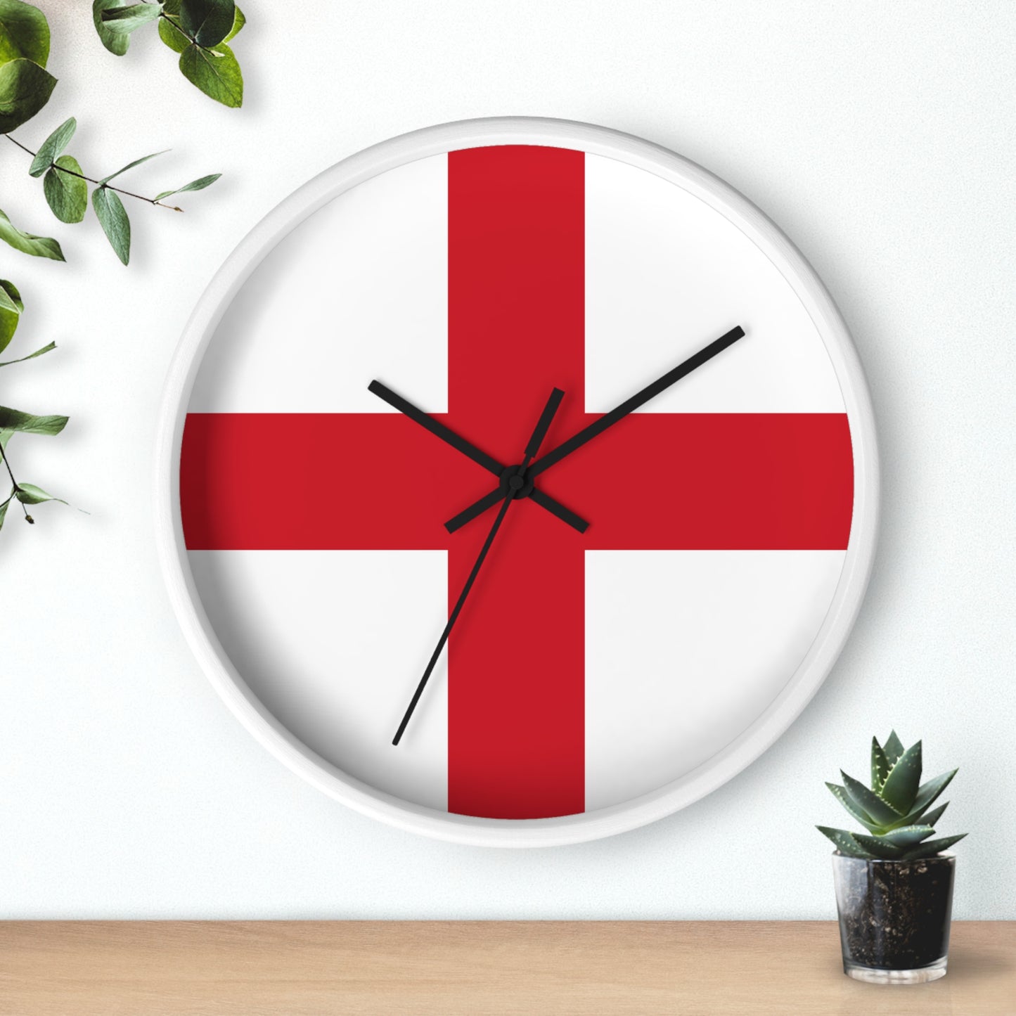 English Flag Wall Clock - Stylish Home Decor for British Enthusiasts