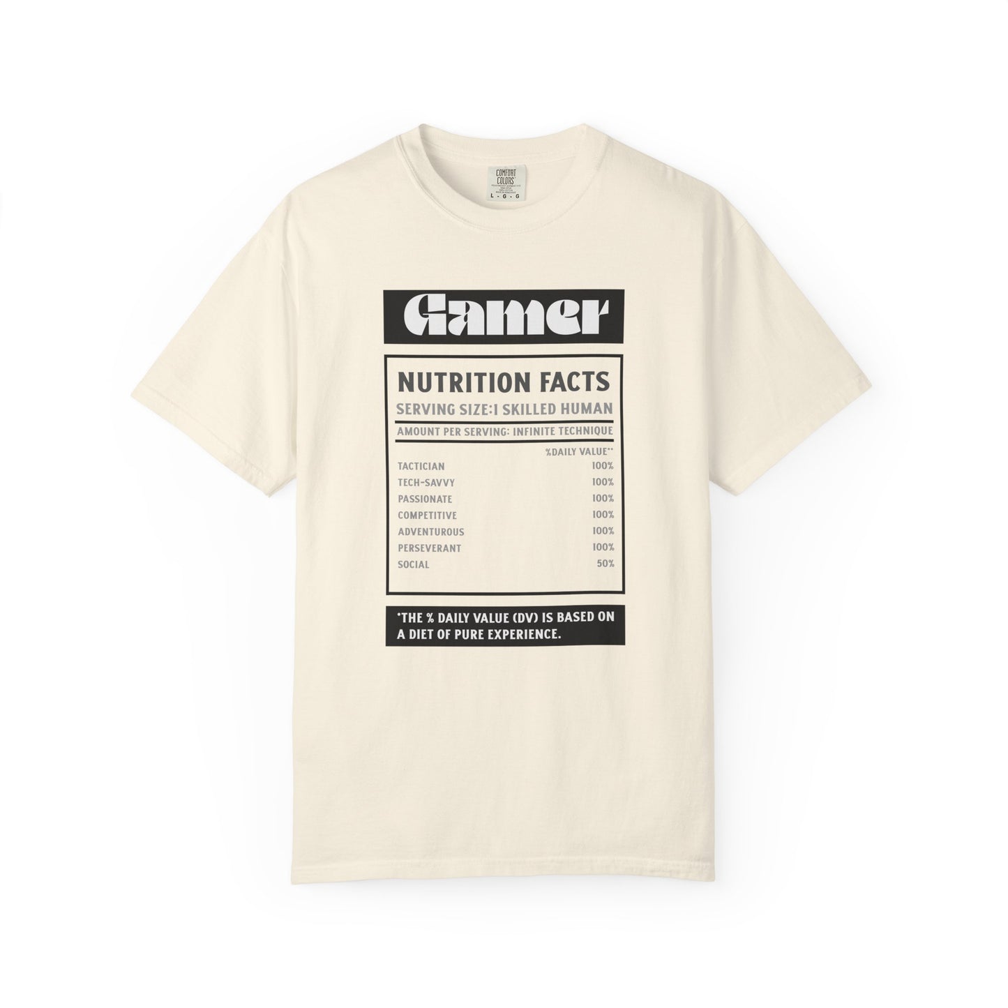 Gamer Nutrition Facts T-Shirt