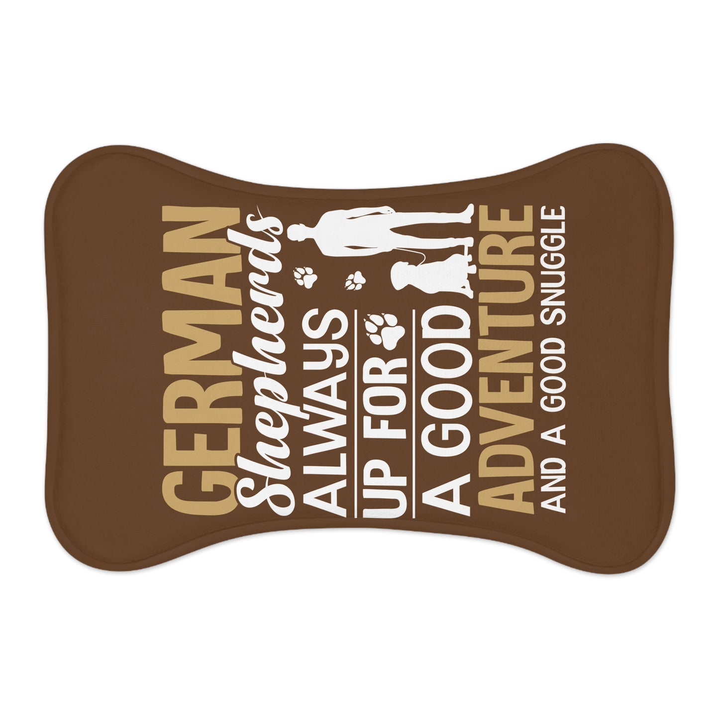 Personalyzed Dog Feeding Mat German Shepherd Pet Mat for Dog Lovers