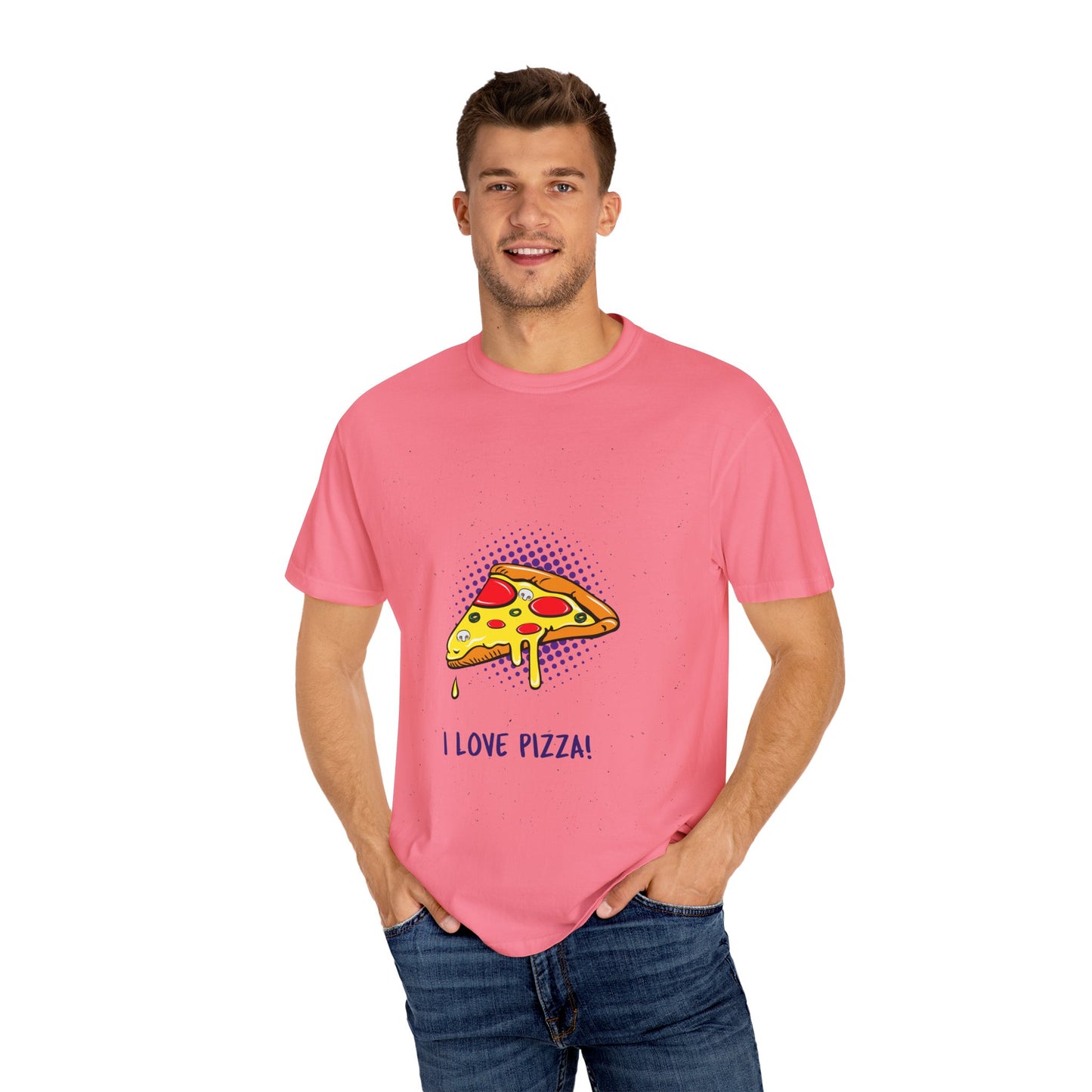 Funny Pizza Lover Unisex T-Shirt - I Love Pizza!